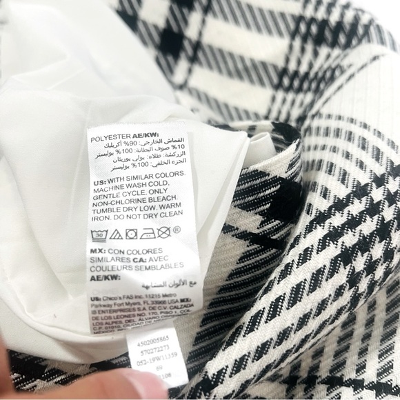 White House Black Market Women’s Size 8 Wool Blend Plaid Pencil Skirt Business - Picture 8 of 9